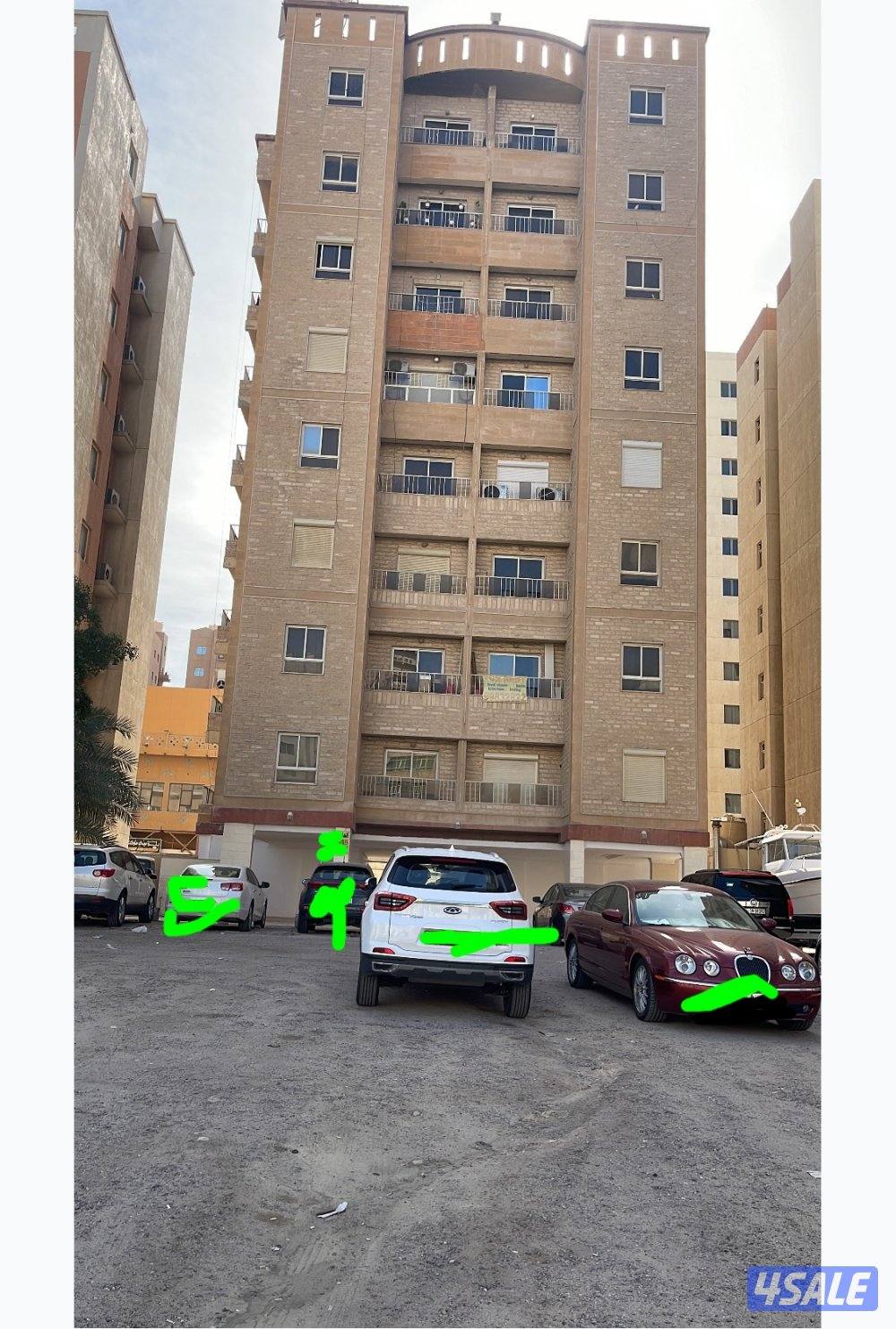 للبيع شقه بالمهبوله قطعه ٢مساحه ٥٠ متر مؤجره ٢٠٠ دينار0