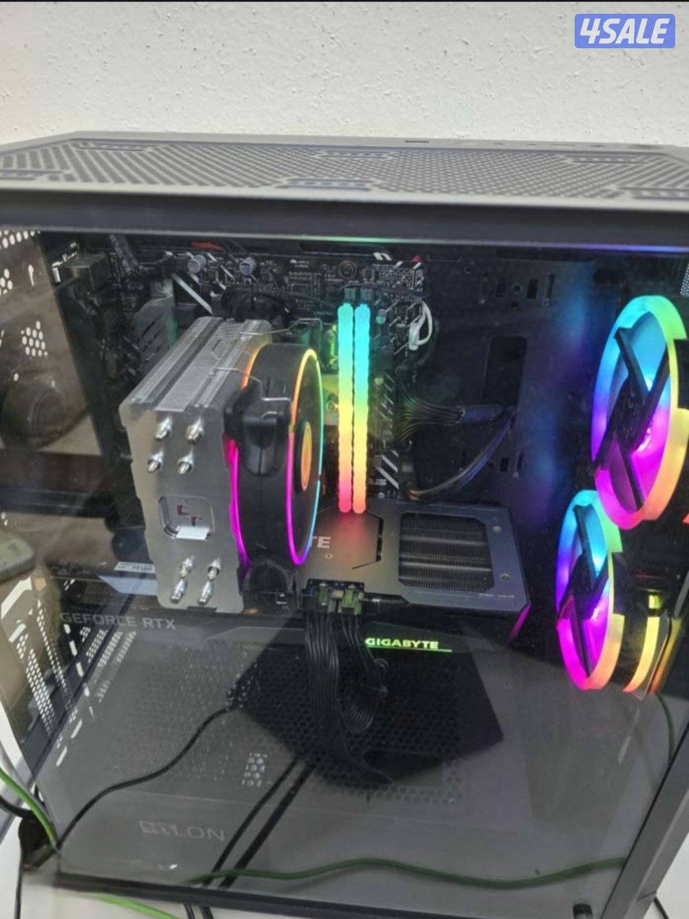 بيع كمبيوتر العاب RTX 3060TI مع شاشة مقابل او تبديل بلابتوب العاب1