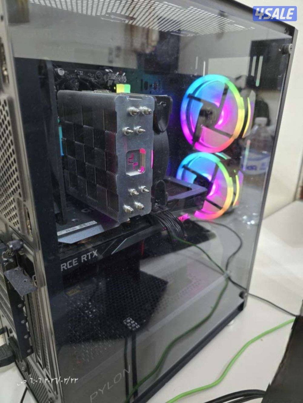 بيع كمبيوتر العاب RTX 3060TI مع شاشة مقابل او تبديل بلابتوب العاب4