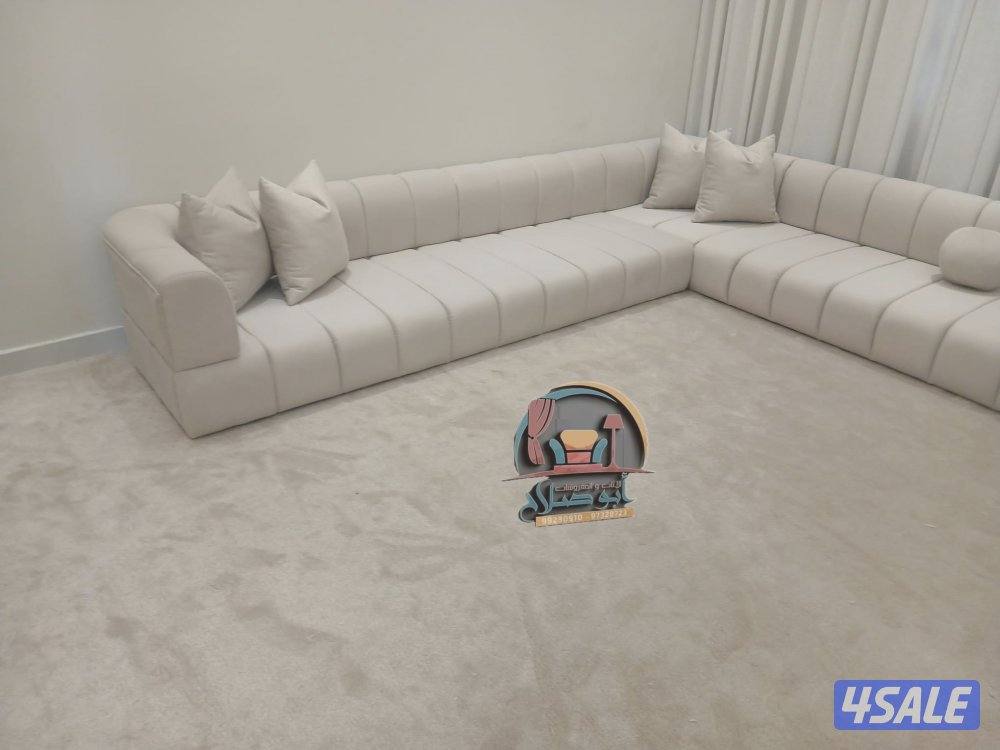 تنجيد وتفصيل كنب ديوانيات مساند وكل الستاير وسجاد5