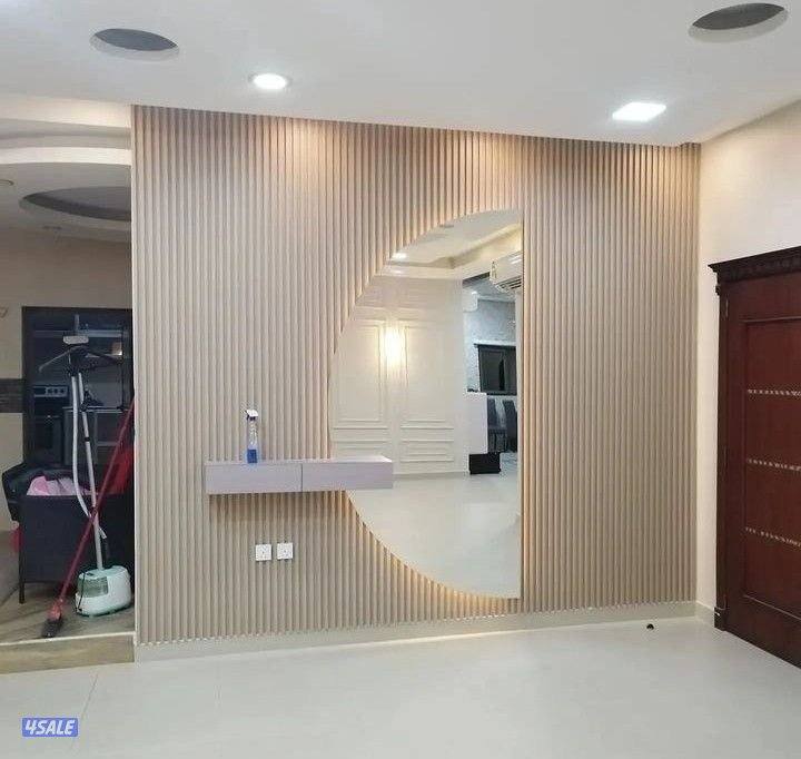 ديكور جبس بورد اسقف قواطع بارتيشن جبس بورد اسمنت بورد اصباغ بديل خشب3