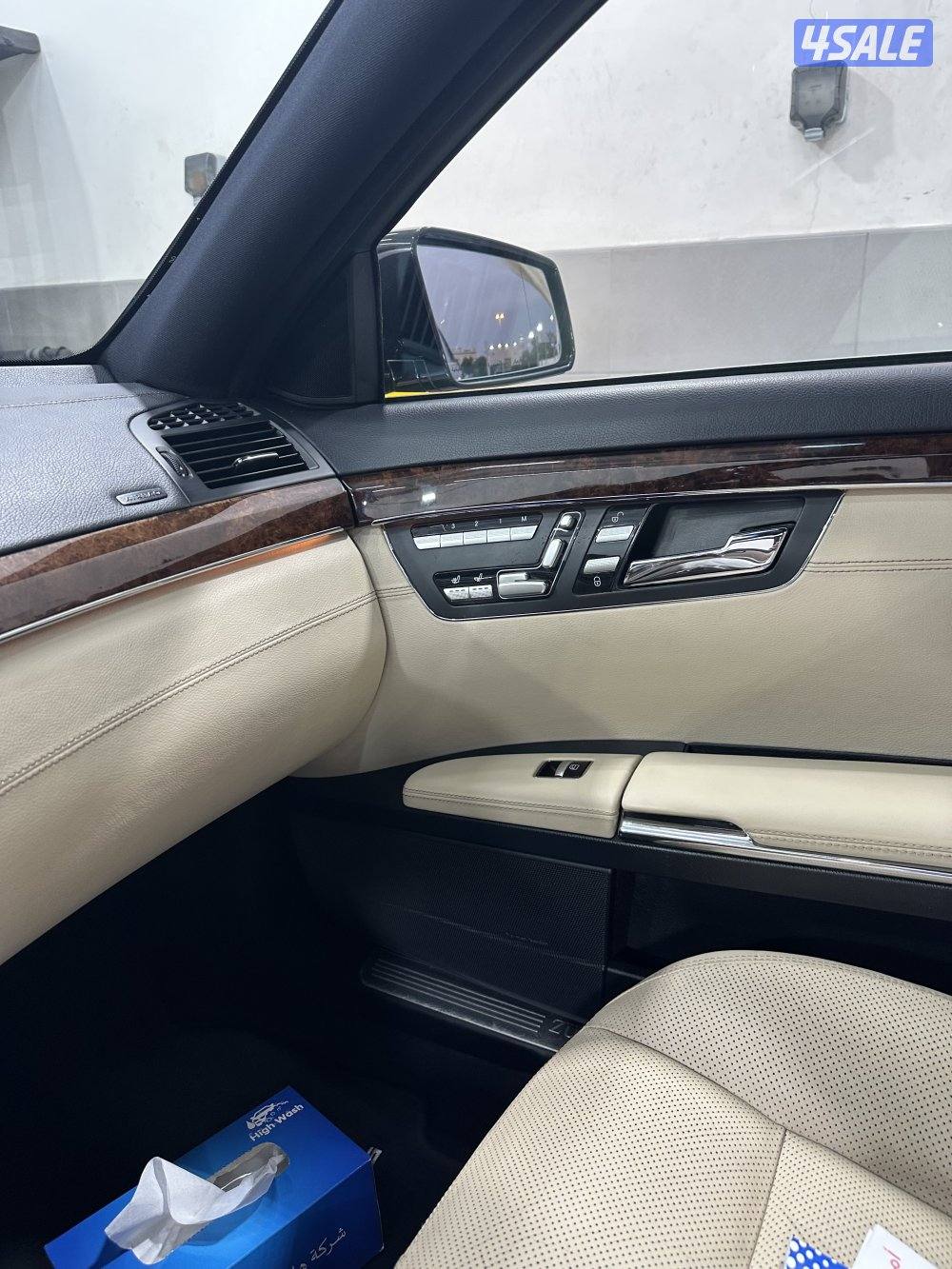 للبيع مرسيدس S 500 لارج كت AMG أسود ملكي6