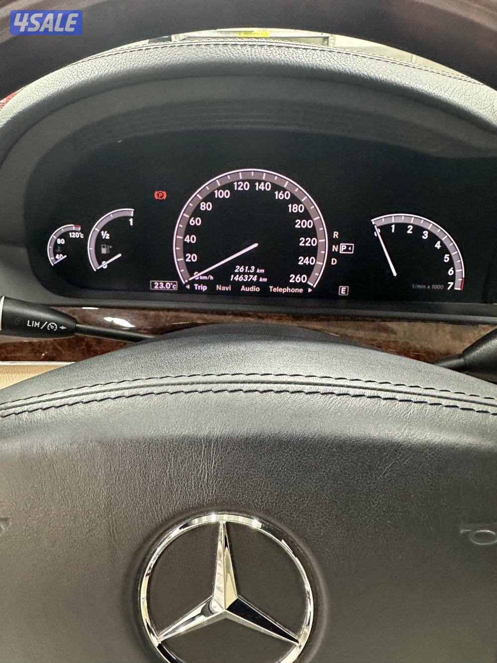 للبيع مرسيدس S 500 لارج كت AMG أسود ملكي8