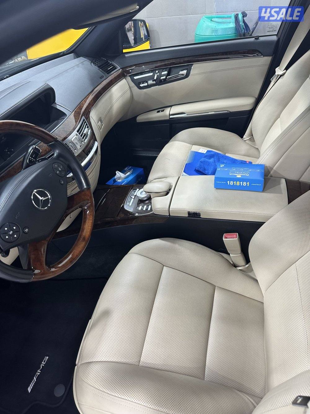 للبيع مرسيدس S 500 لارج كت AMG أسود ملكي10