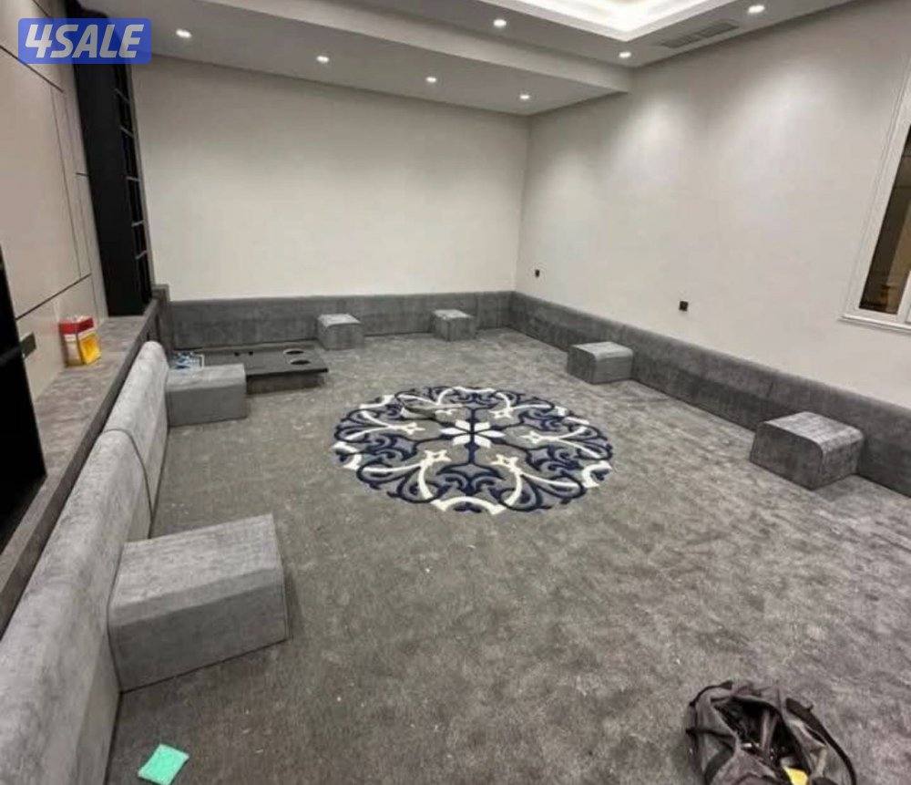 تركيب سجاد تركي وسعودي نخب اول بأسعار الجمله + تفصال مساند ظهر4