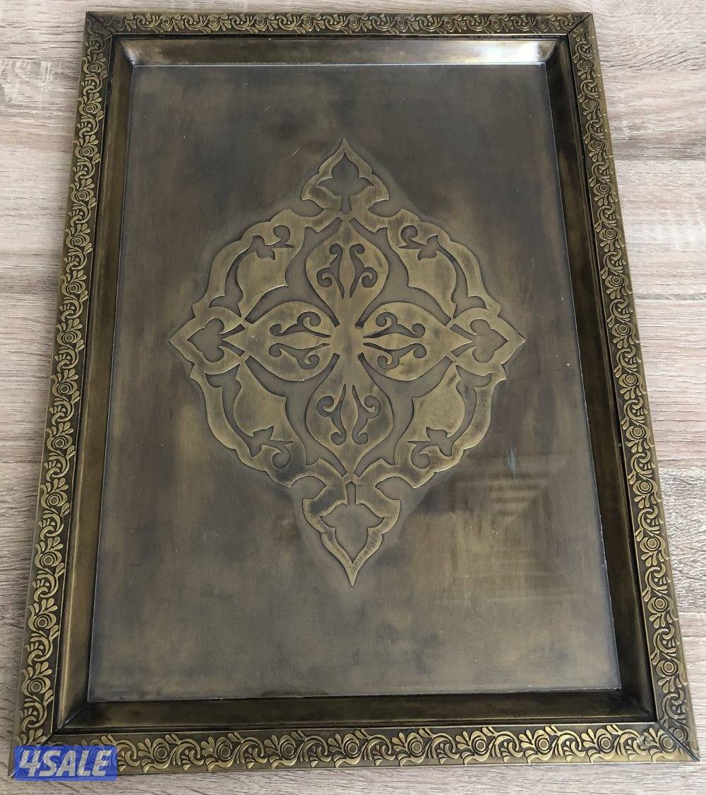 صواني نحاس مشغوله يدويا للبيع3