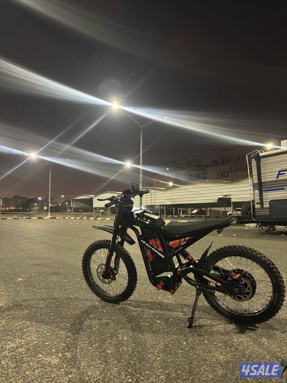 سيكل كهربائي للبيع متسخدم ثلث ساعات فقط يمشي من ٩٥ الى ١٠٠ 🔥0