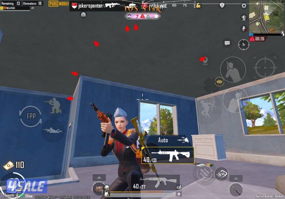 هاك ببجي ايفون اندرويد4