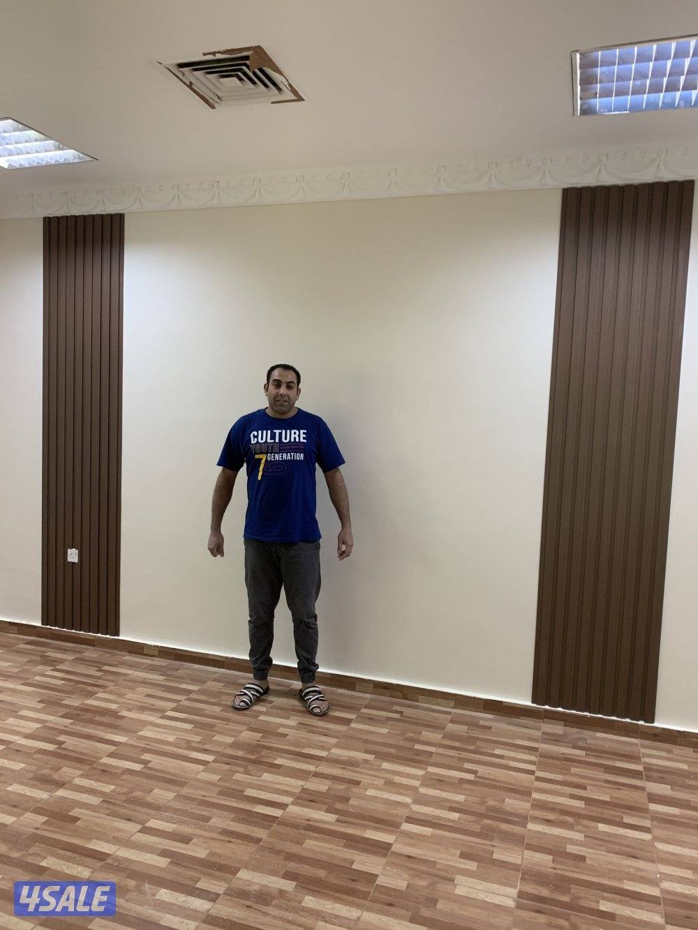 اصباغ وديكورات وورق حايط واخشاب وباركيه1