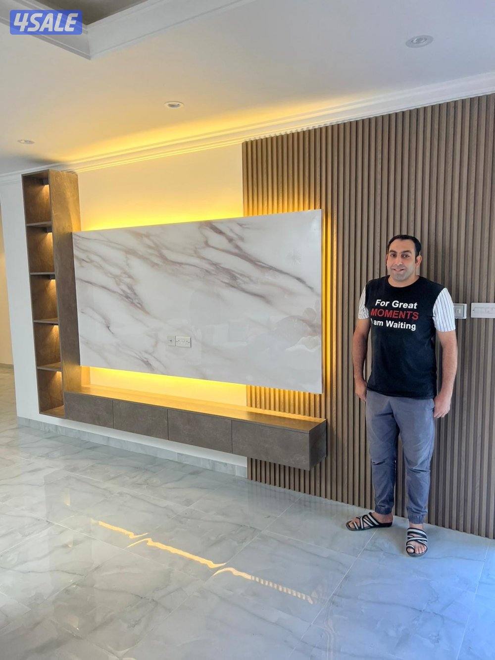 اصباغ وديكورات وورق حايط واخشاب وباركيه14