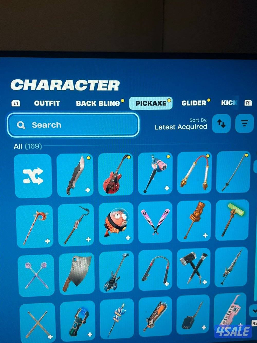 حساب سوني فورت نايت و روكت ليق و بعد العاب0