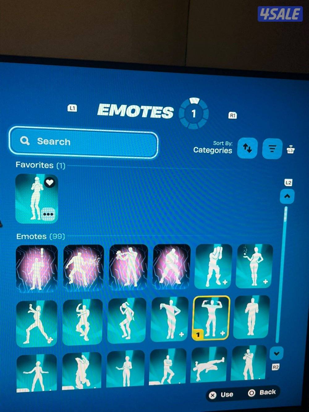 حساب سوني فورت نايت و روكت ليق و بعد العاب2