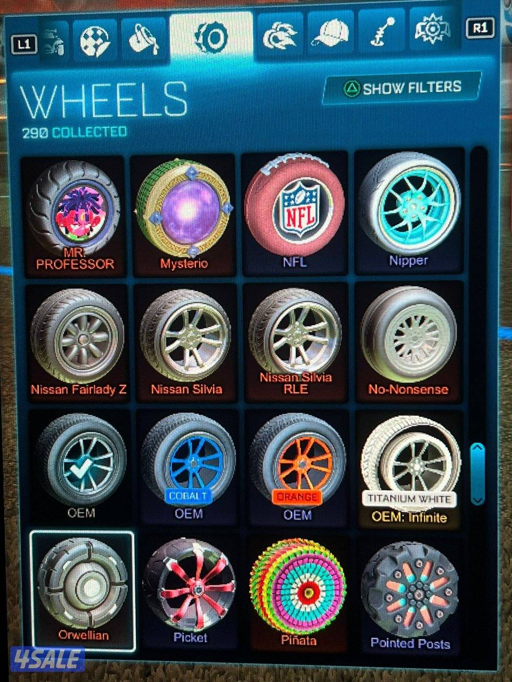 حساب سوني فورت نايت و روكت ليق و بعد العاب11