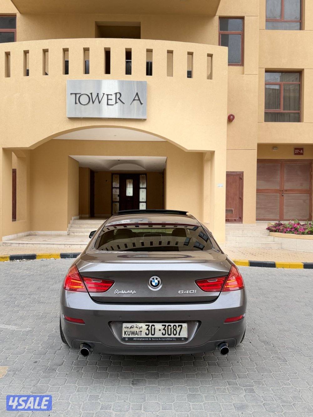 للبيع او للبدل 640i جراند كوبيه صبغ الوكاله بالكامل بحاله نادره6