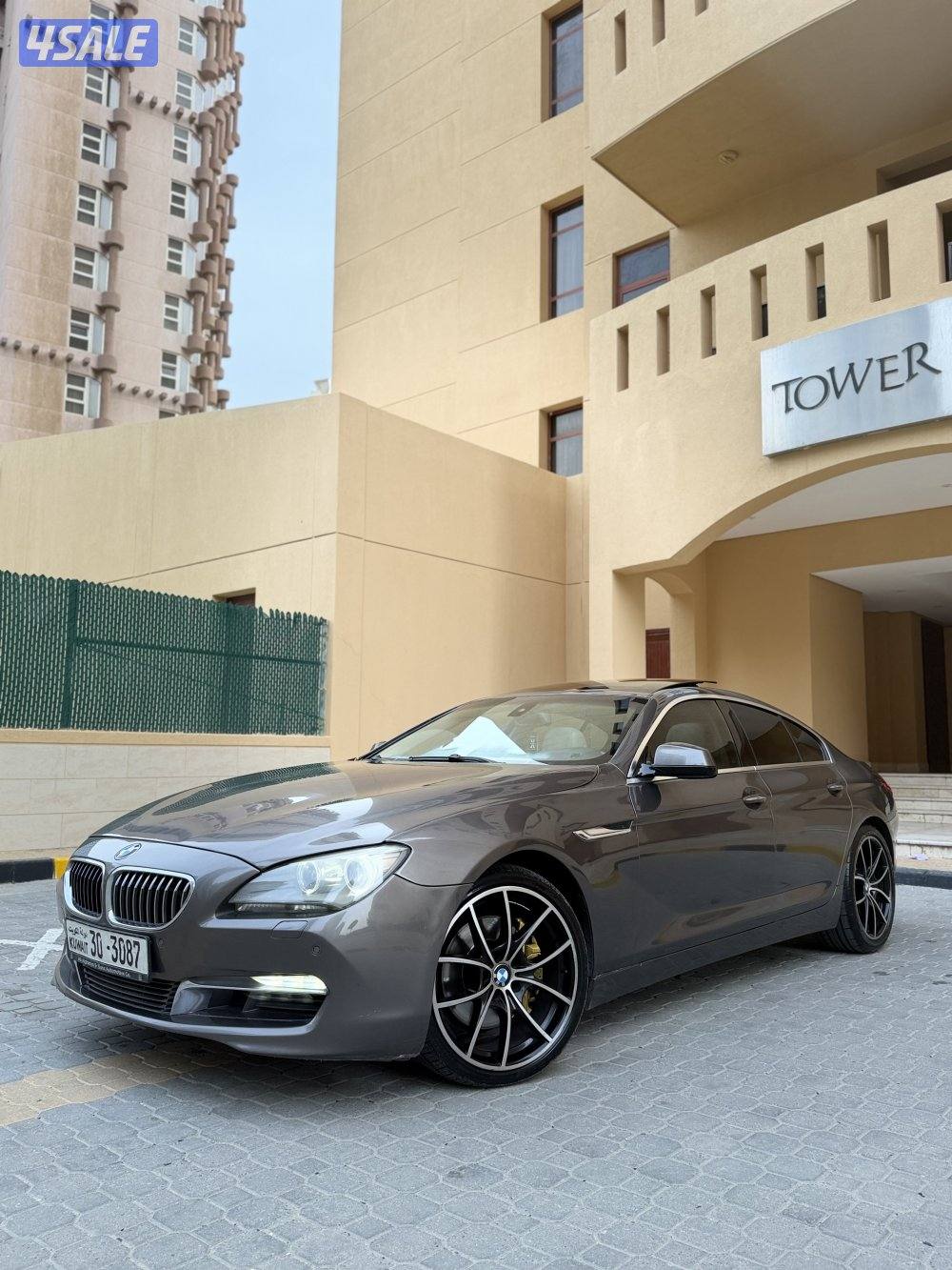 للبيع او للبدل 640i جراند كوبيه صبغ الوكاله بالكامل بحاله نادره8