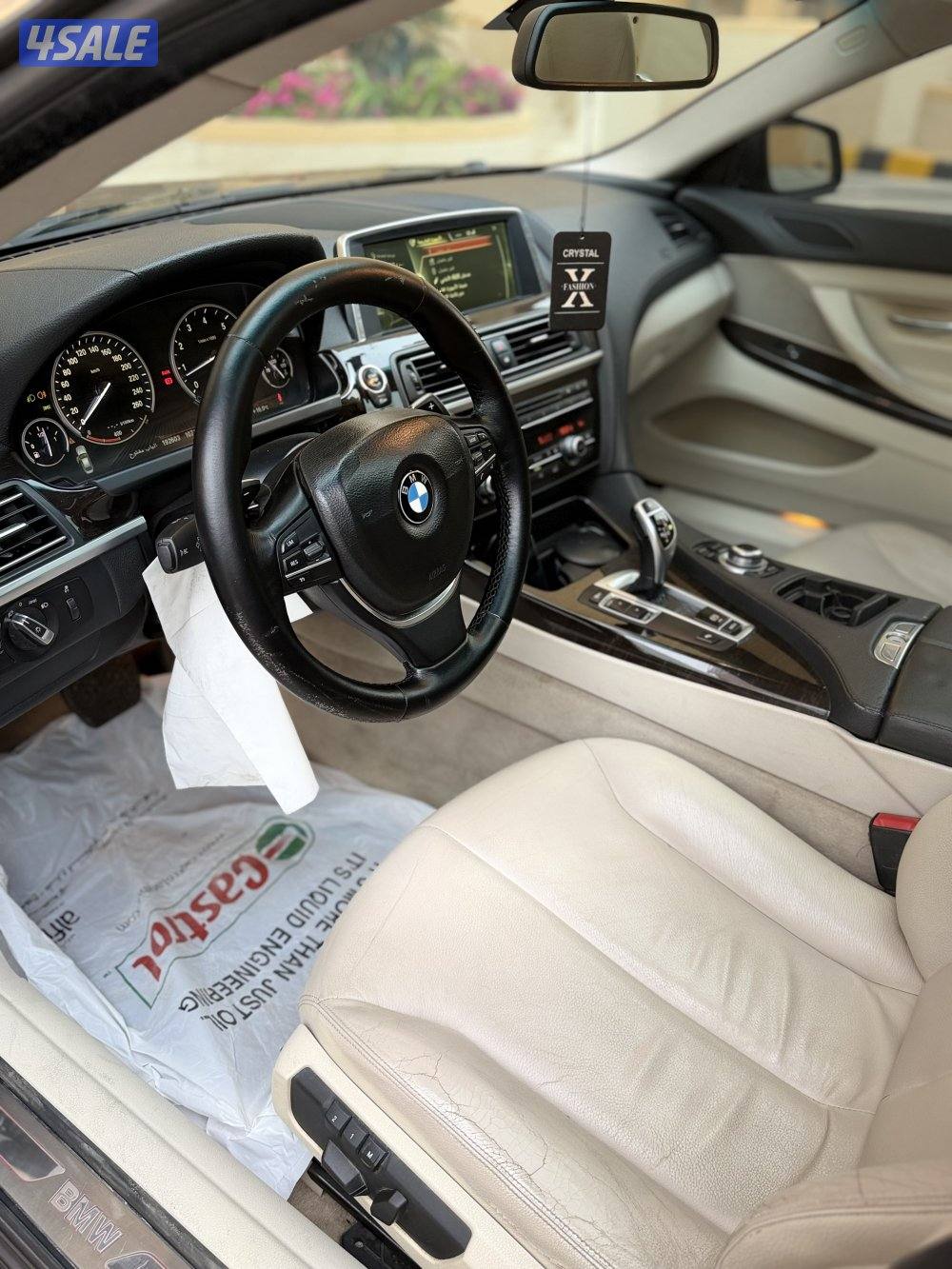 للبيع او للبدل 640i جراند كوبيه صبغ الوكاله بالكامل بحاله نادره10