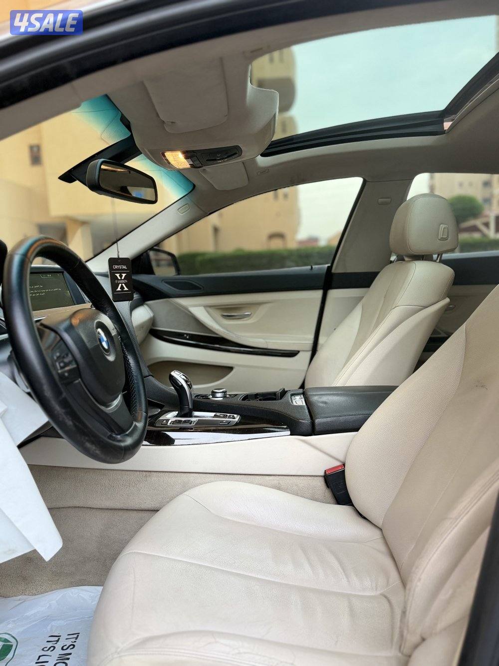 للبيع او للبدل 640i جراند كوبيه صبغ الوكاله بالكامل بحاله نادره11