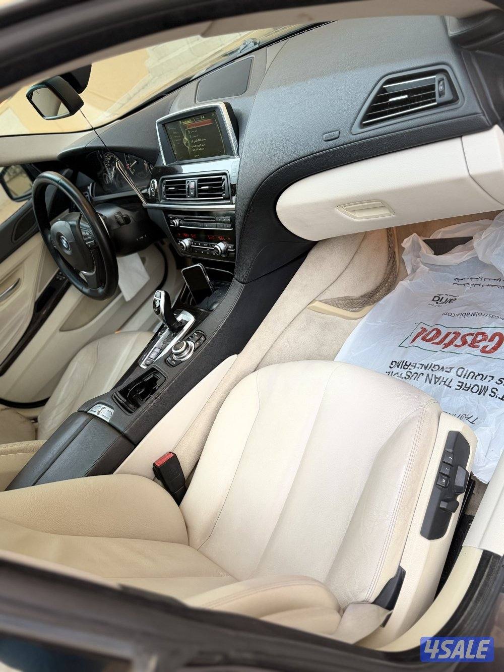 للبيع او للبدل 640i جراند كوبيه صبغ الوكاله بالكامل بحاله نادره12