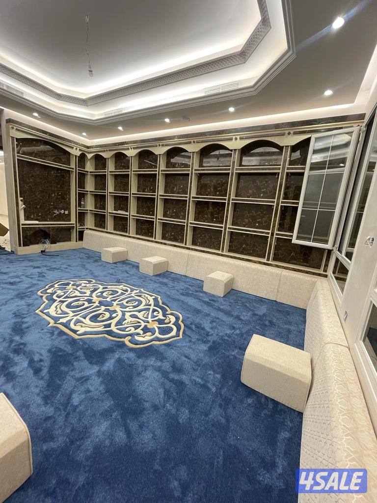 سجاد تركي قص ساده ومشجر سميك وخفيف كل ماهو جديد ومميز +مساند بغلي وسعو6