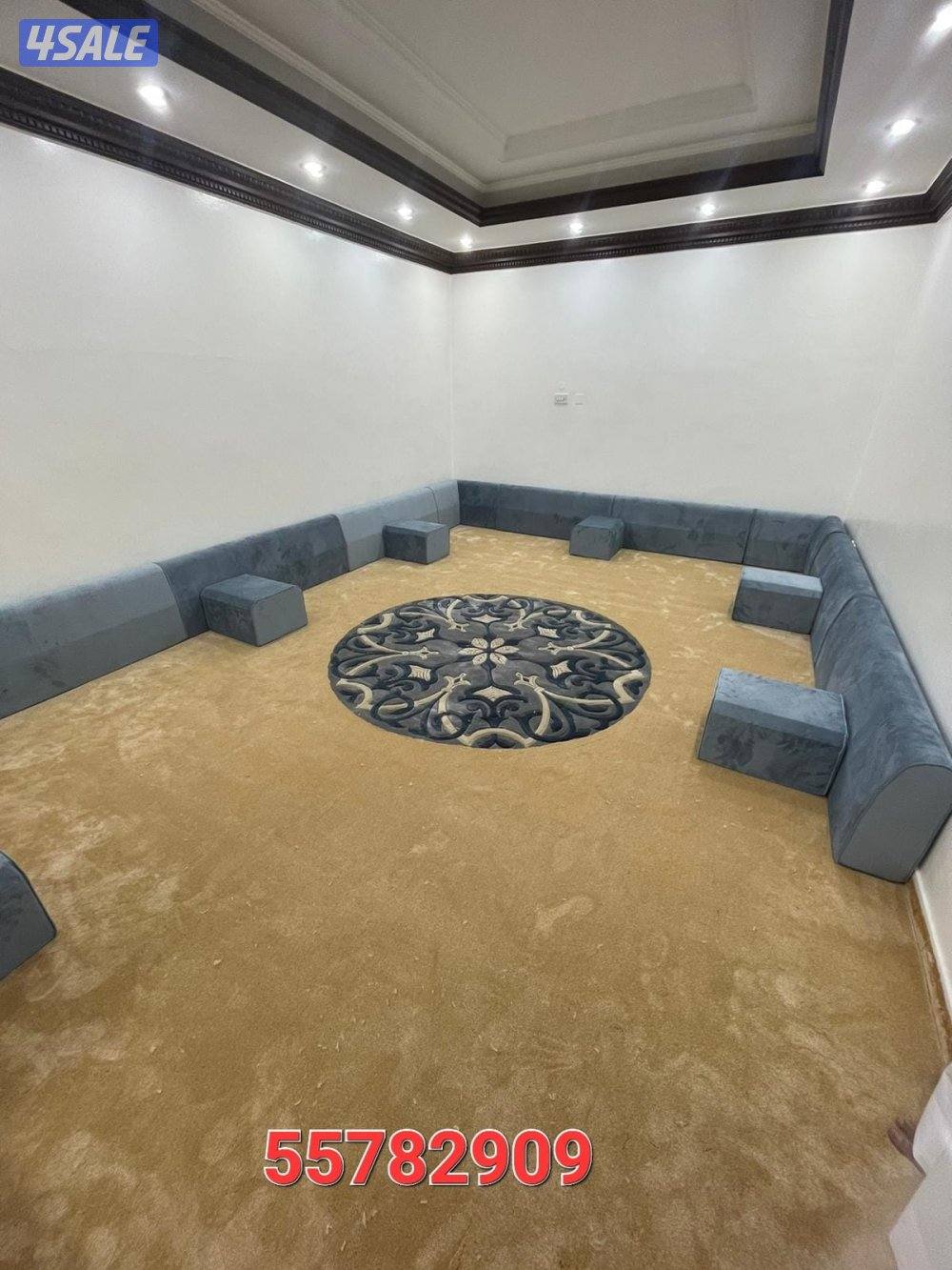 سجاد تركي قص ساده ومشجر سميك وخفيف كل ماهو جديد ومميز +مساند بغلي وسعو8