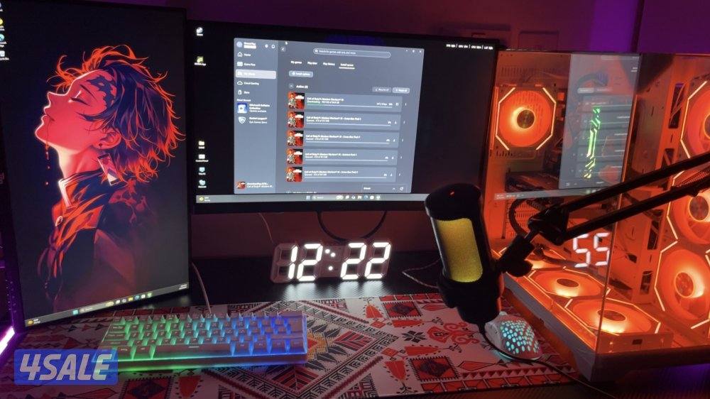 للبيع بي سي قوي مع ست اب استعمال يوم واحد مايشكي من شي نظيف0