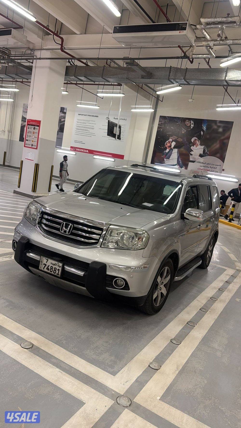 للبيع هوندا بايلوت موديل2014  السياره نظيفه ما تشكي من شي.5