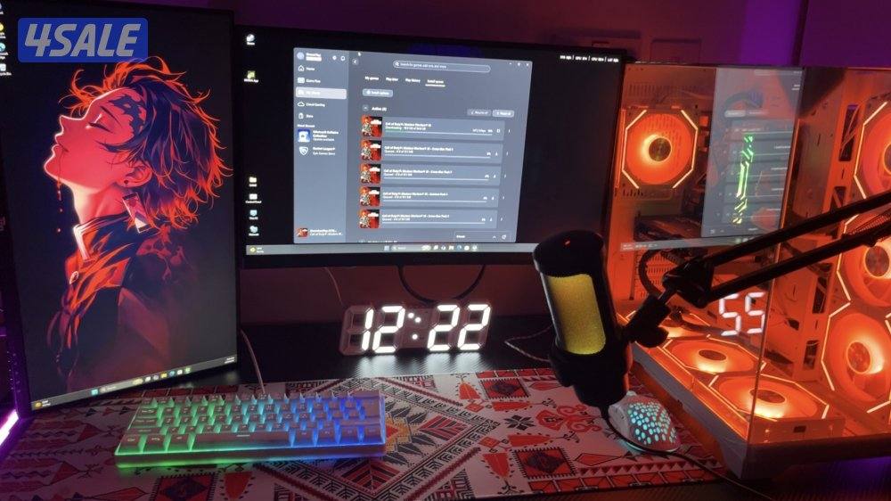 للبيع بي سي قوي مع ست اب استعمال يوم واحد مايشكي من شي نظيف2