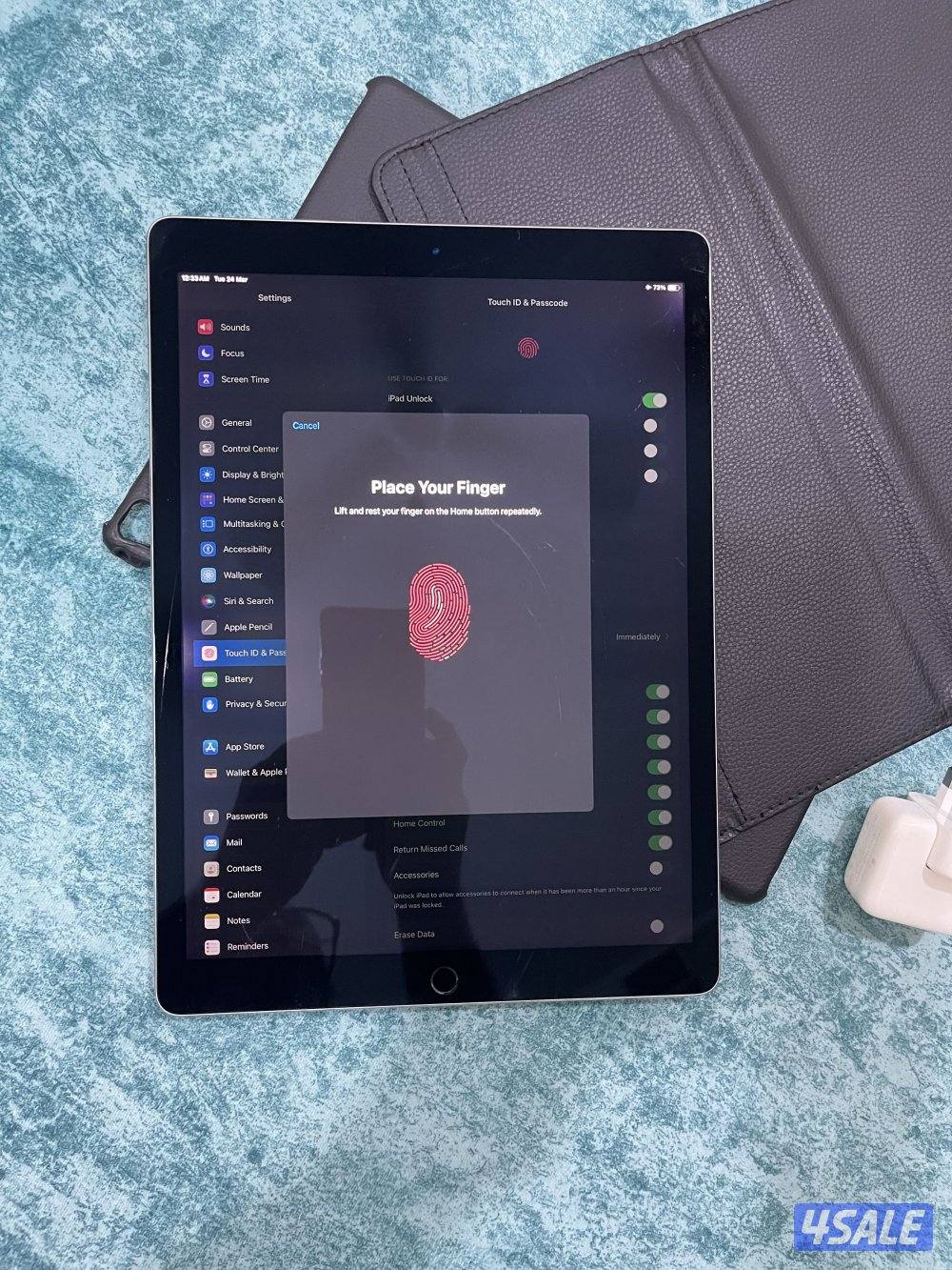 ايباد ابل برو 12.9 انش512 قيقا الجيل الثاني نظيف مو مفتوح ولا مصلح5