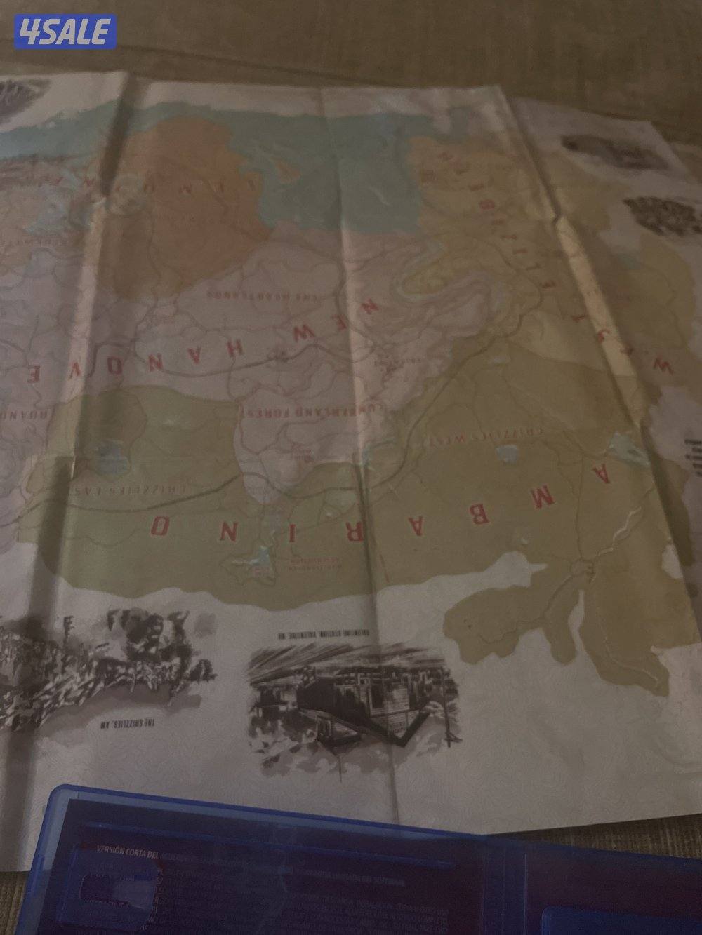 لعبه ريد ديد للبيع جديده مع الخريطه النسخه الاوروبيه قابل للتبديل1