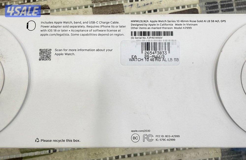 Apple Watch Series 10 46mm Rose gold used.3