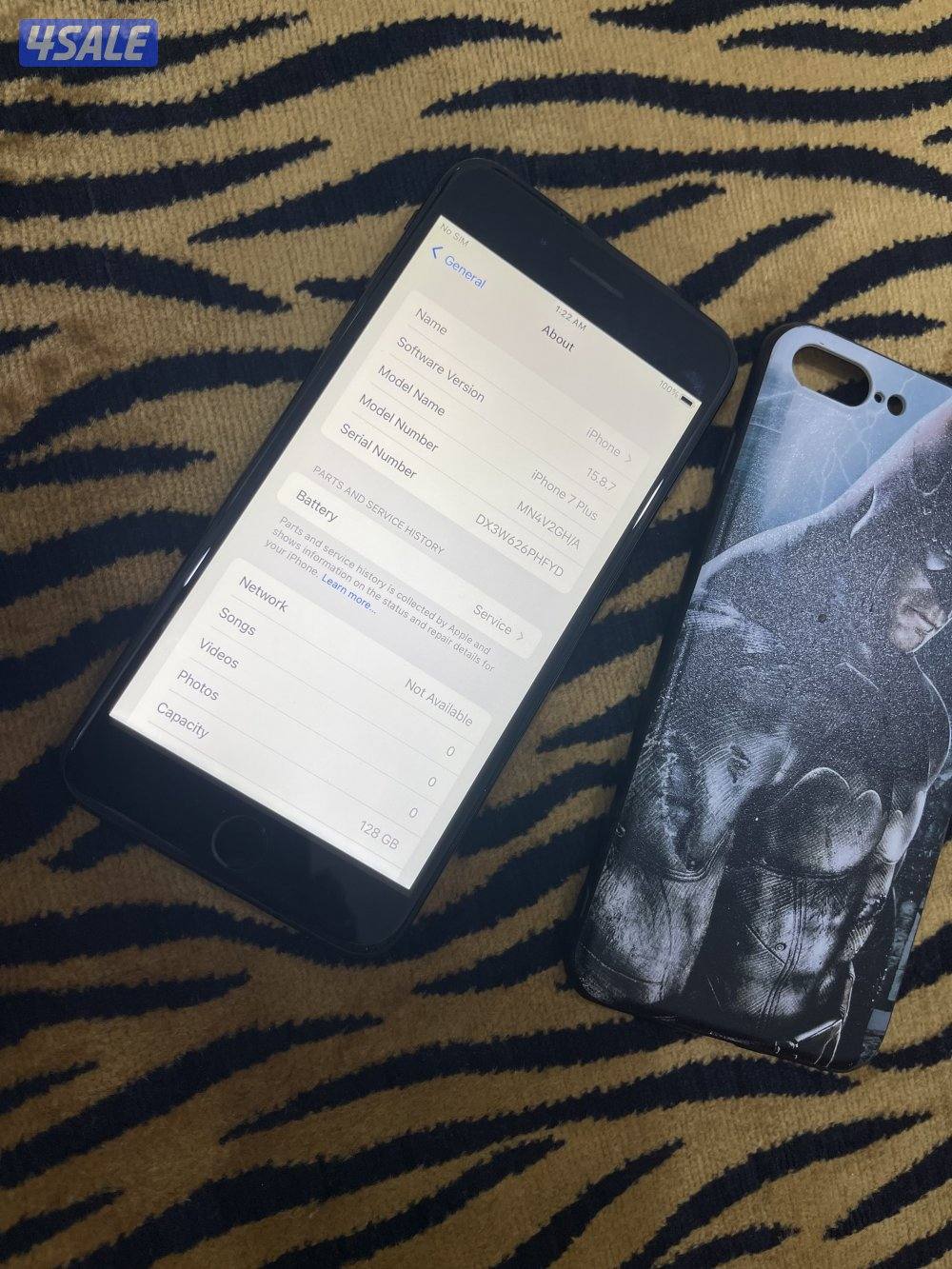 ايفون 7 بلس 128 قيقا الكبير مو مفتوح نظيف وشغال زين4