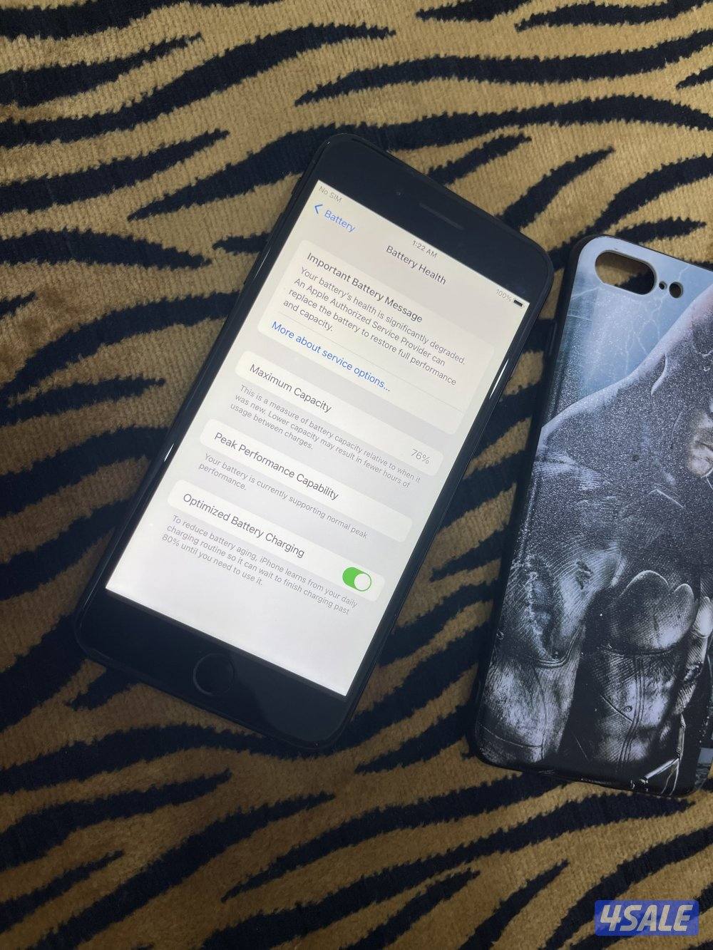 ايفون 7 بلس 128 قيقا الكبير مو مفتوح نظيف وشغال زين6