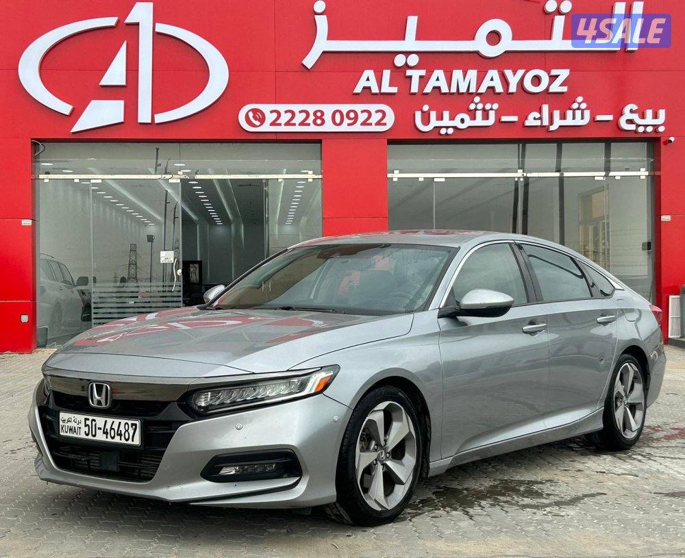 هوندا اكورد SPORT  موديل 2019 ماشى 144.000 k.m وارد الغانم.صبغ وكالة0