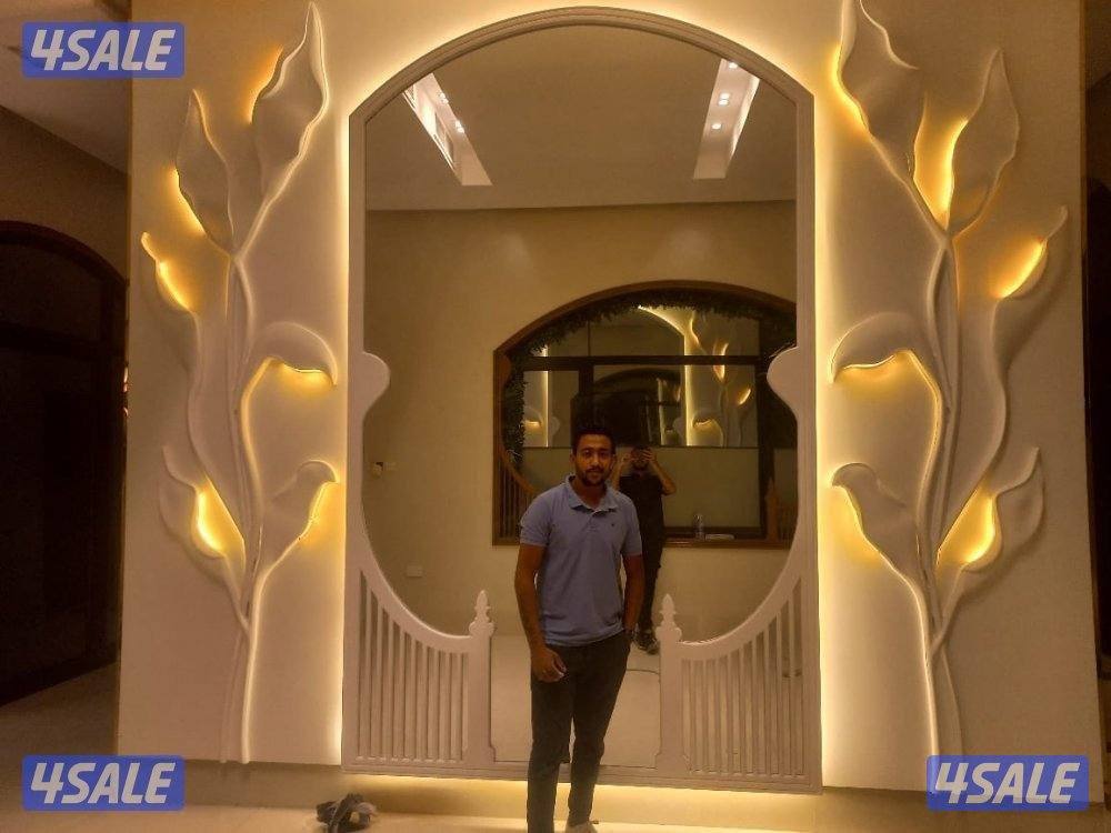 اعمال ديكورات الحديث وتفصيل كبدات وتركيب بديل الخشب7