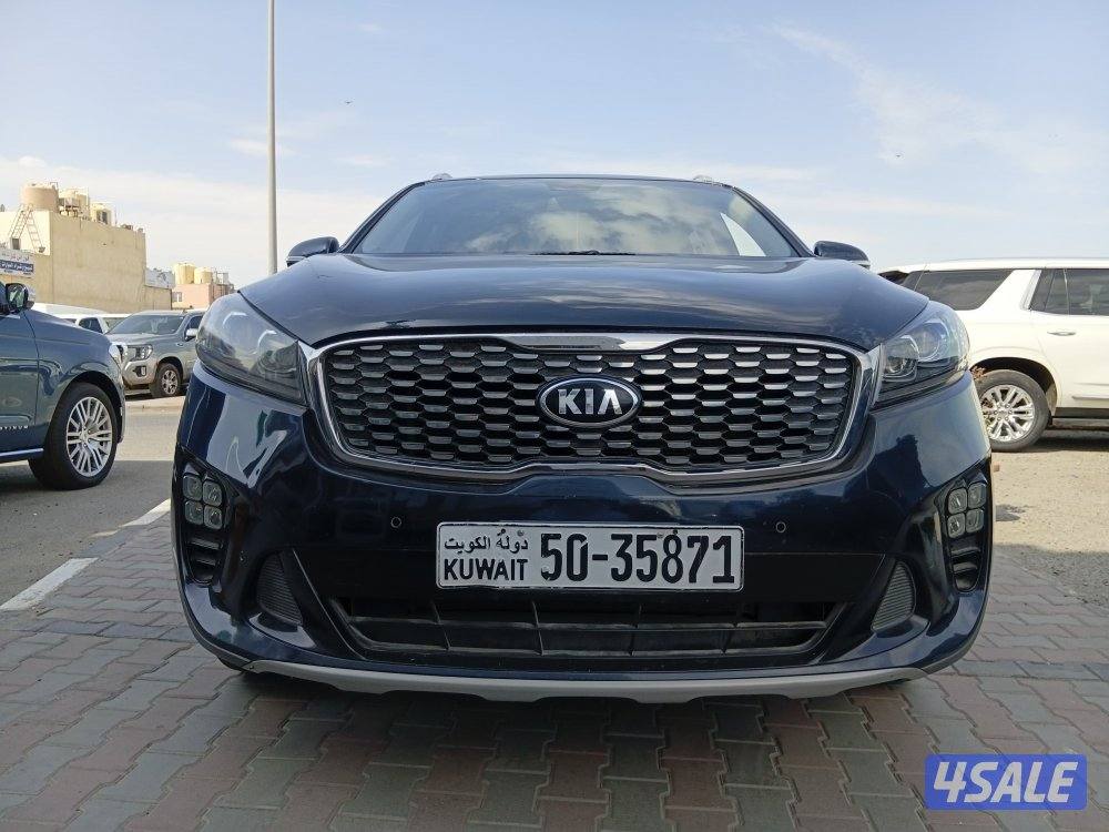 كيا سورينتو موديل 2018 ماشي 87 الف صبغ الوكالة شرط الفحص0