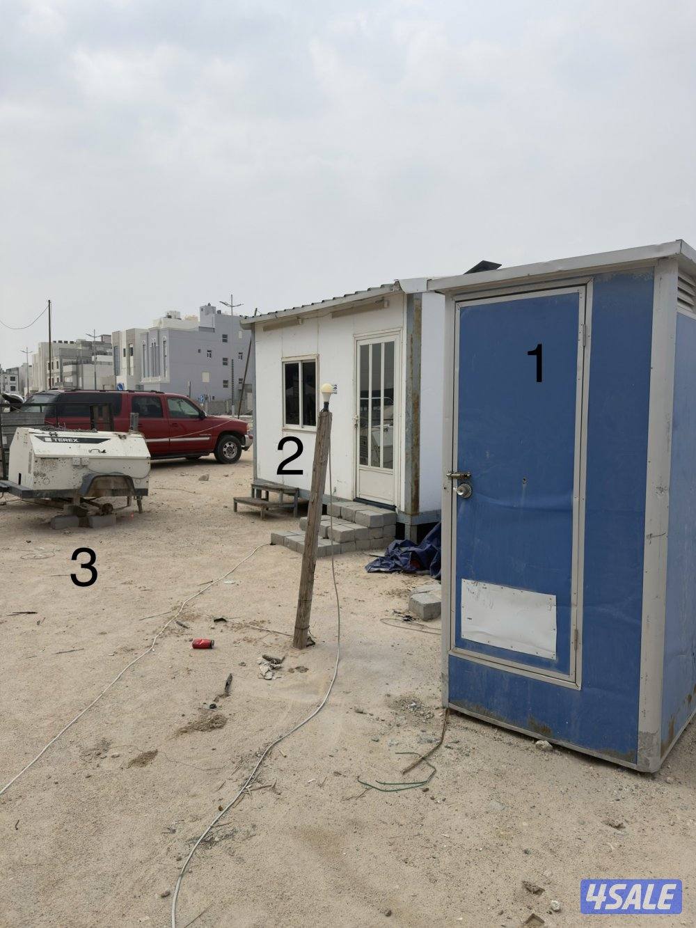 شاليه مع مكيف ماطور 6 صافي وحمام متنقل للجادين0