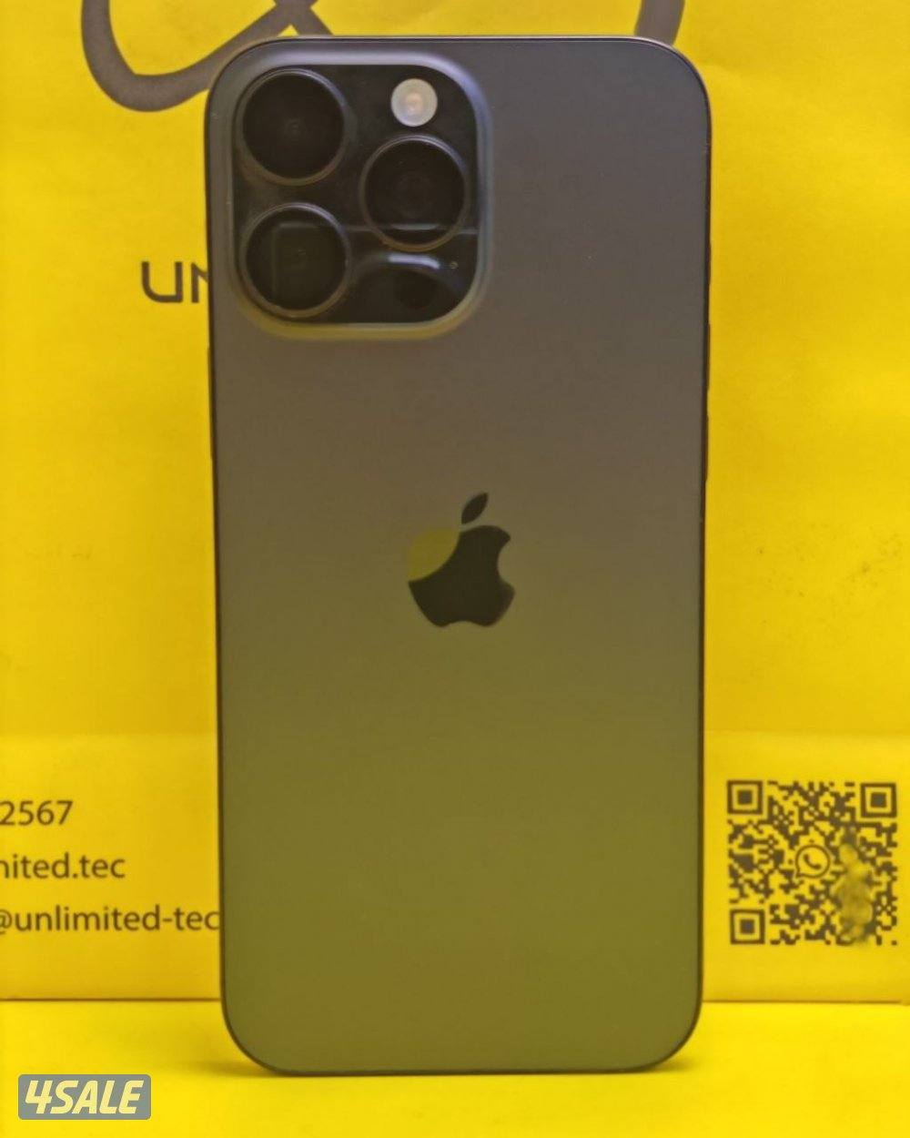 iPhone 16 Pro Max 512GB Black Titanium – Battery 91% – Used Like New1