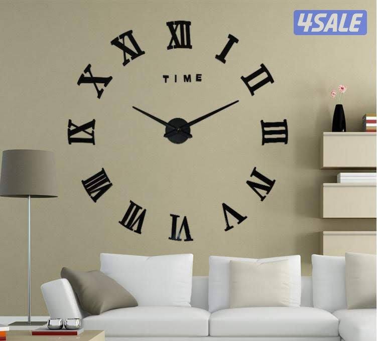 ساعات حائط ثري دي تركيب علي الطوفه بالمقاس اللي تبيه0