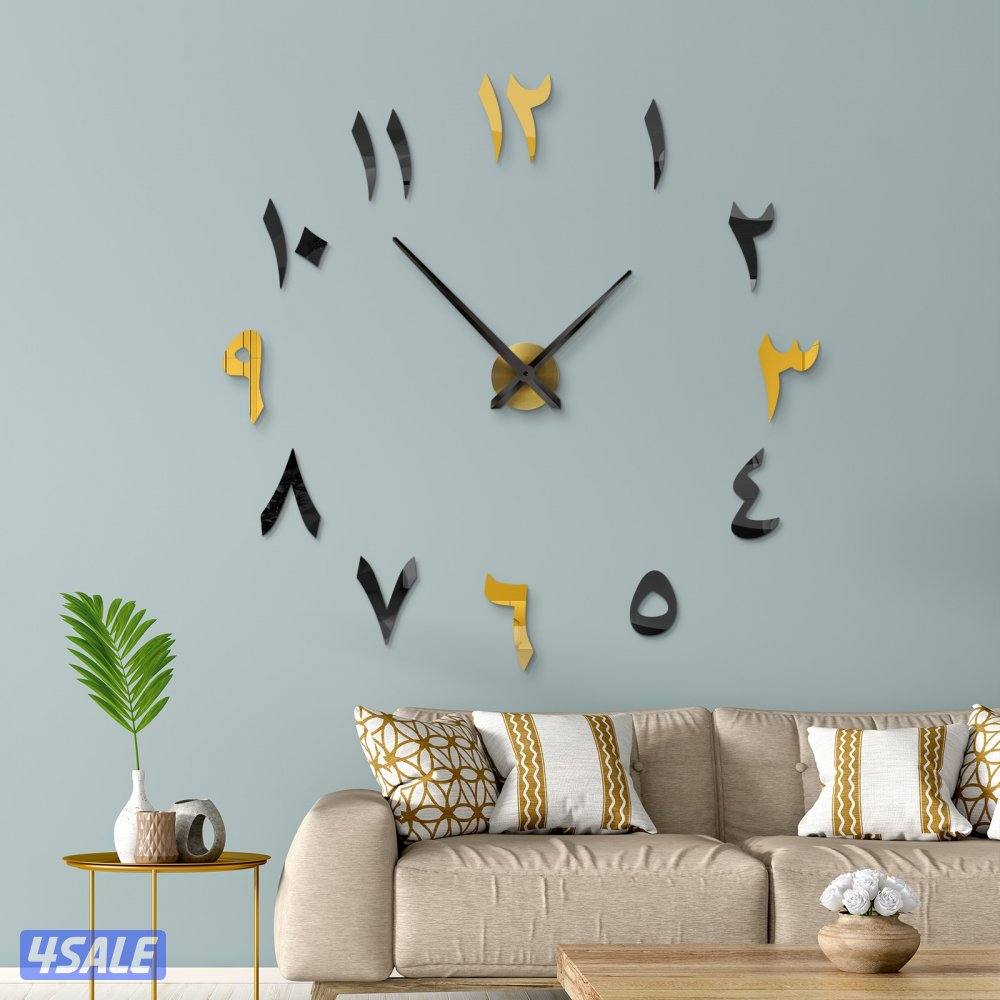 ساعات حائط ثري دي تركيب علي الطوفه بالمقاس اللي تبيه11