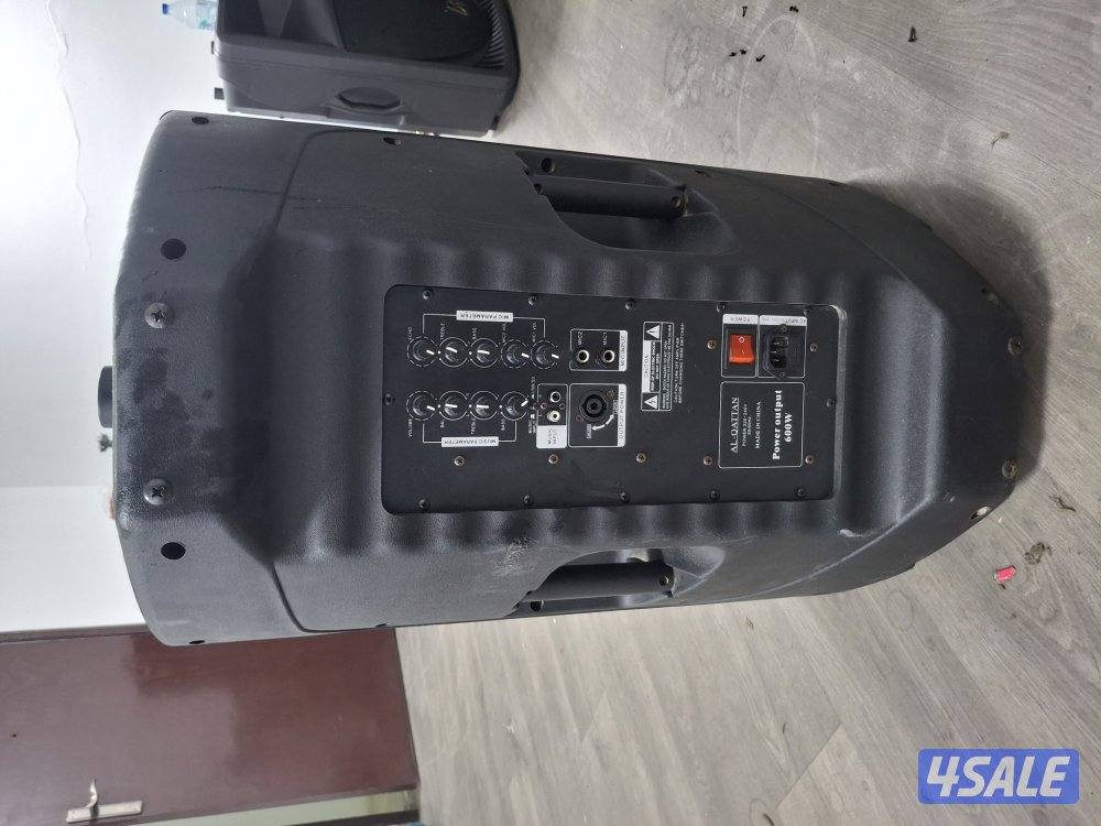 AL QATTAN 15 inch pawerd speaker with stand2