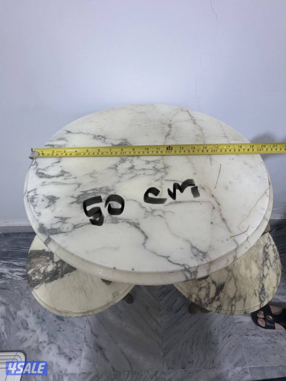 Marble coffee table (2 sets) separate see description.2