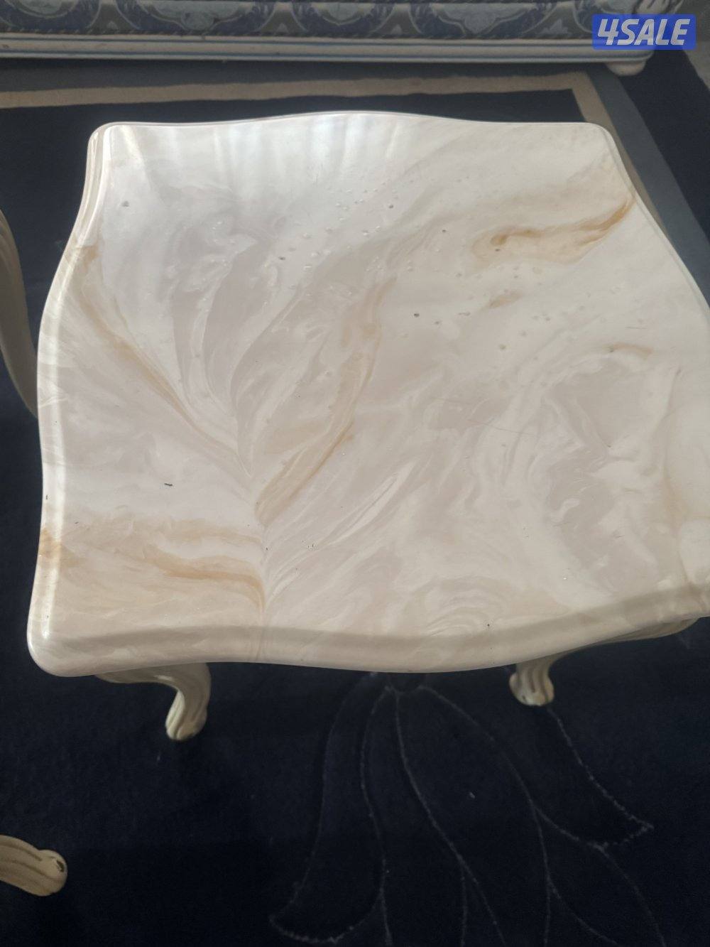 Marble coffee table (2 sets) separate see description.3