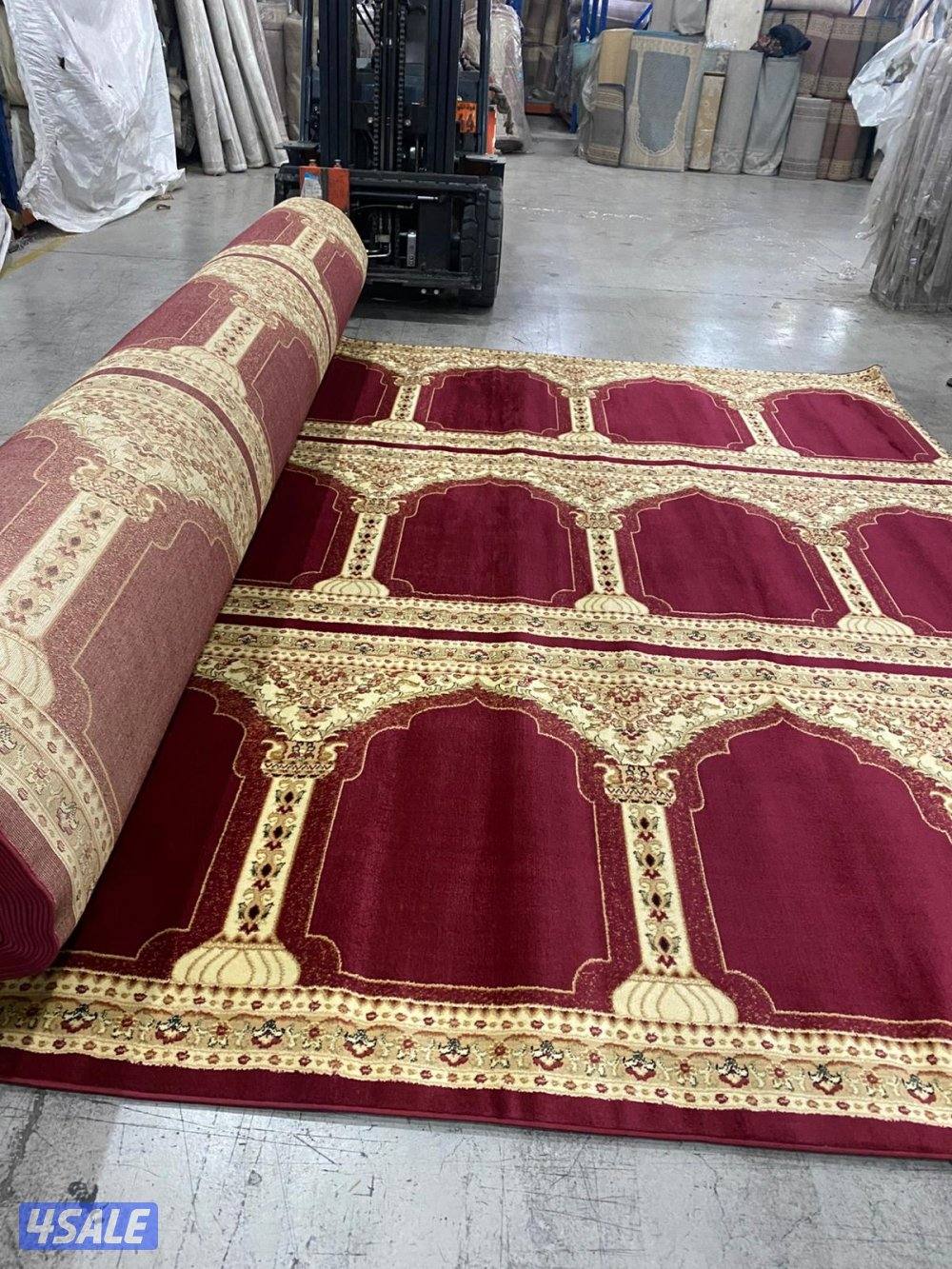 سجاد قص تركى ساده مشجر محراب مساجد ثيل صناعى باركيه0