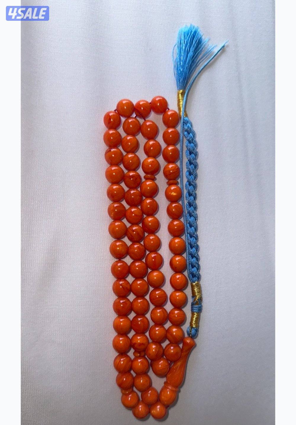 مسباح فاتوران لون برتقالي 65 خرزه0