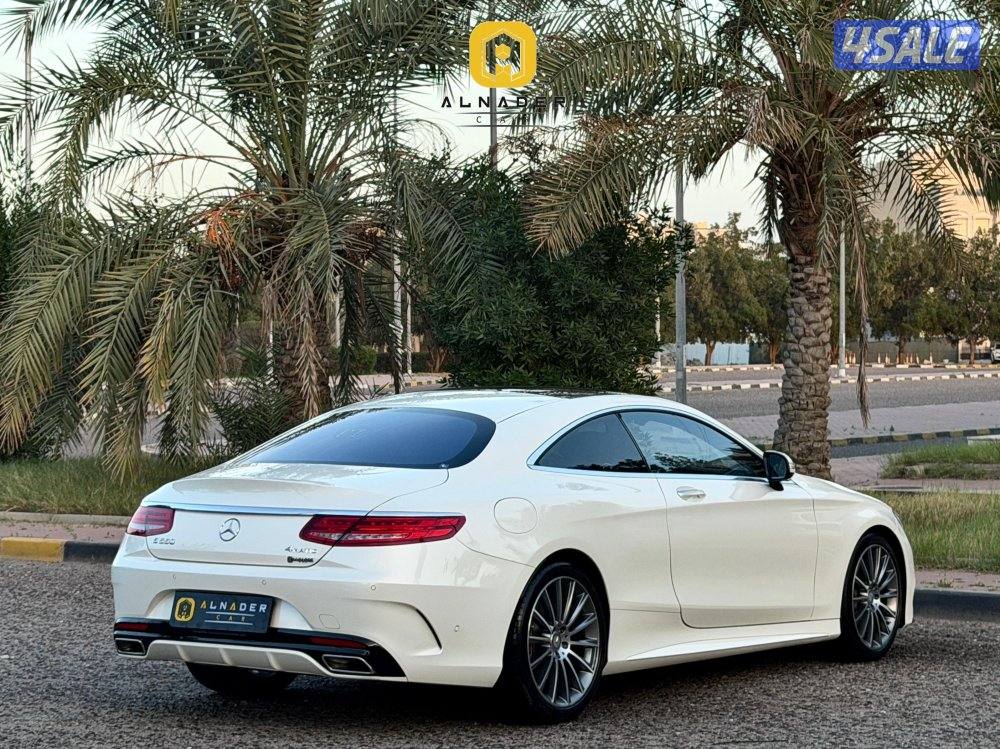 للبيع S550 COUPE موديل 2016 بحالة الوكاله3