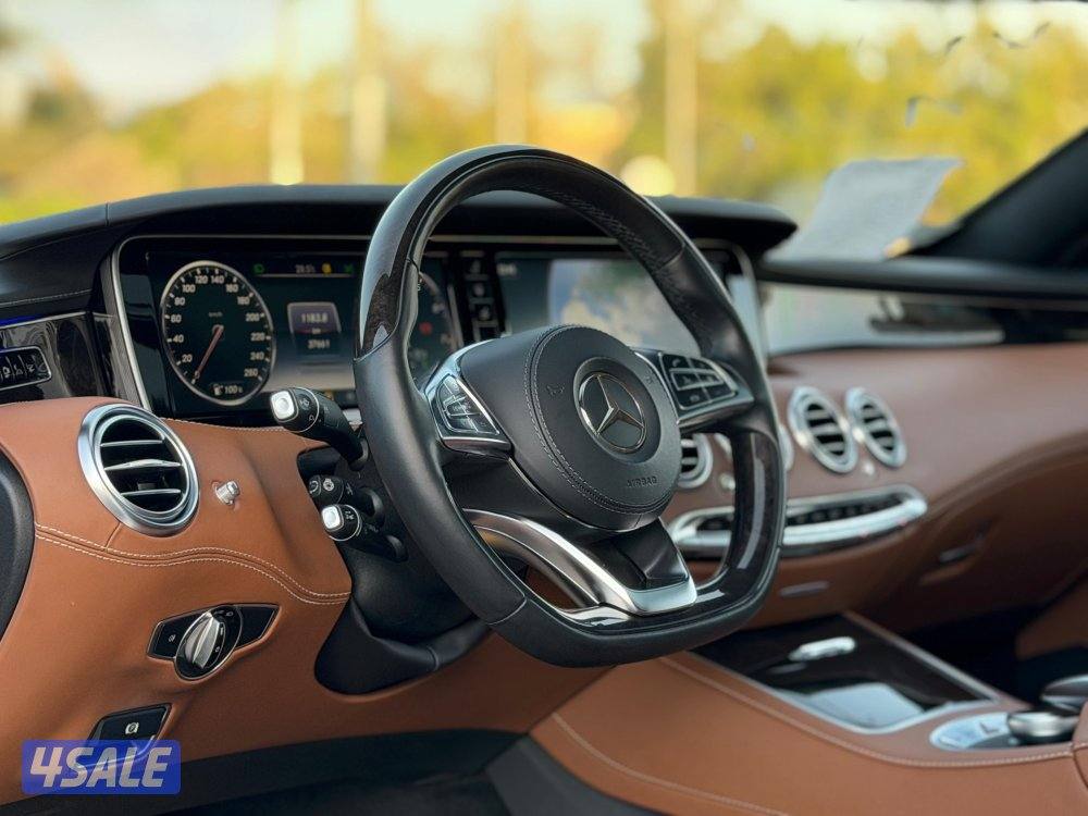 للبيع S550 COUPE موديل 2016 بحالة الوكاله8