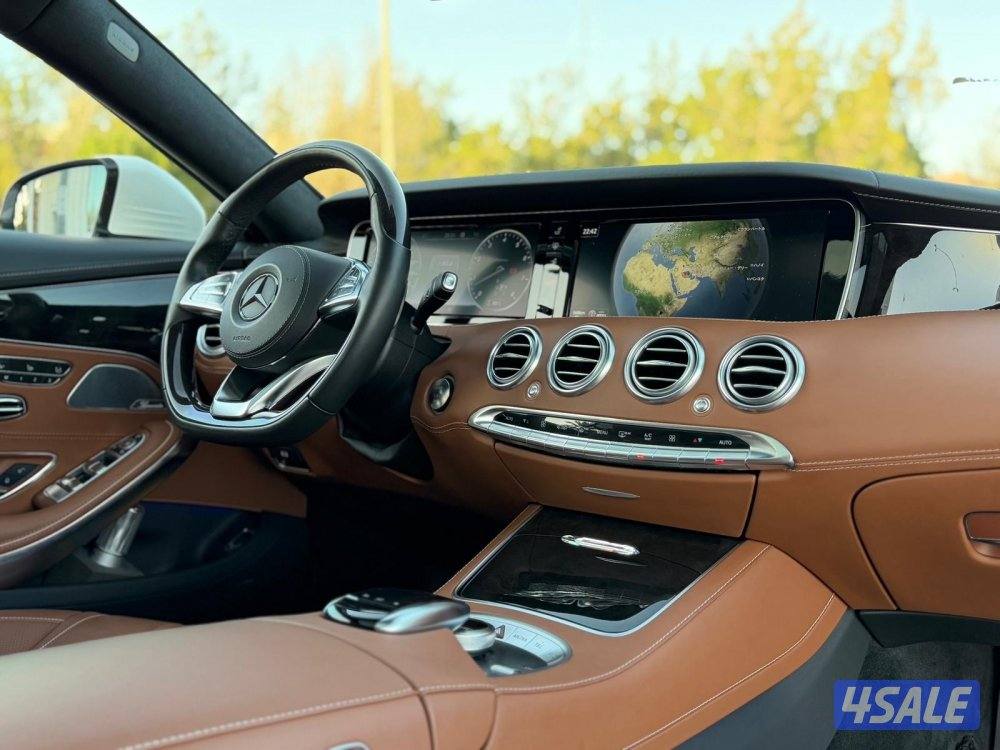 للبيع S550 COUPE موديل 2016 بحالة الوكاله10