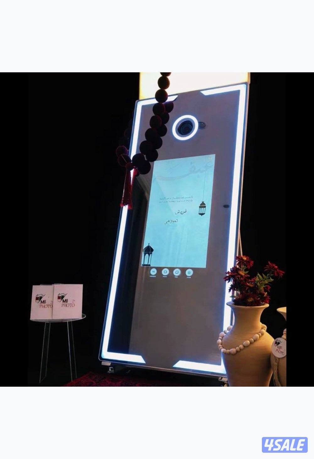 فوتو بوث متنقل مع كامل المرفقات + الطابعه +الشاشه+الكامره+بوكس حافظ1