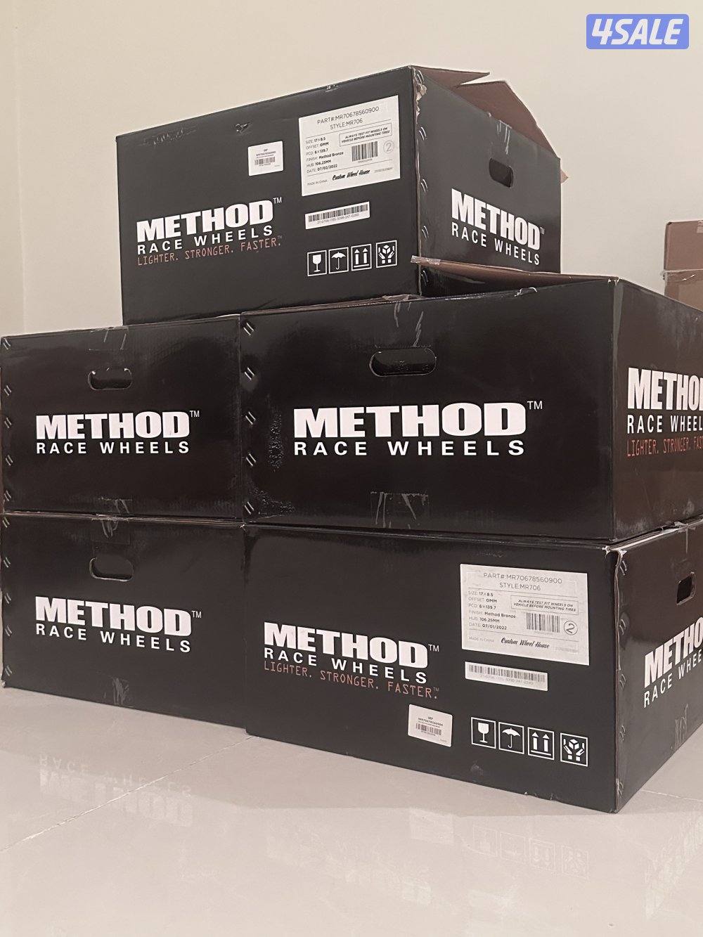 METHOD MR706 17x8.5 6x5.5 BRONZE للبيع رنقات ميثود1