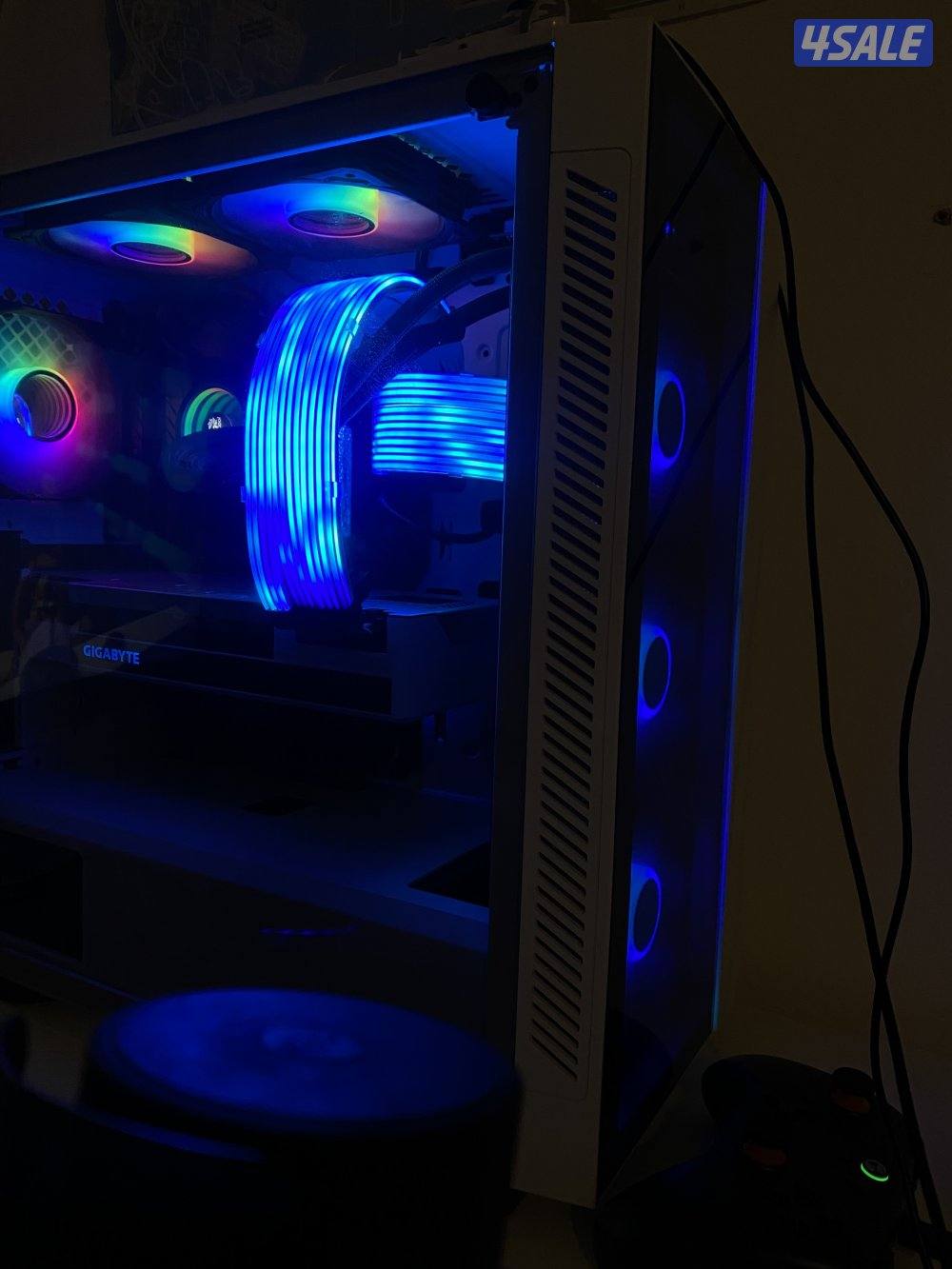 بي سي 3080ti وشاشه وماوس وكيبورد0